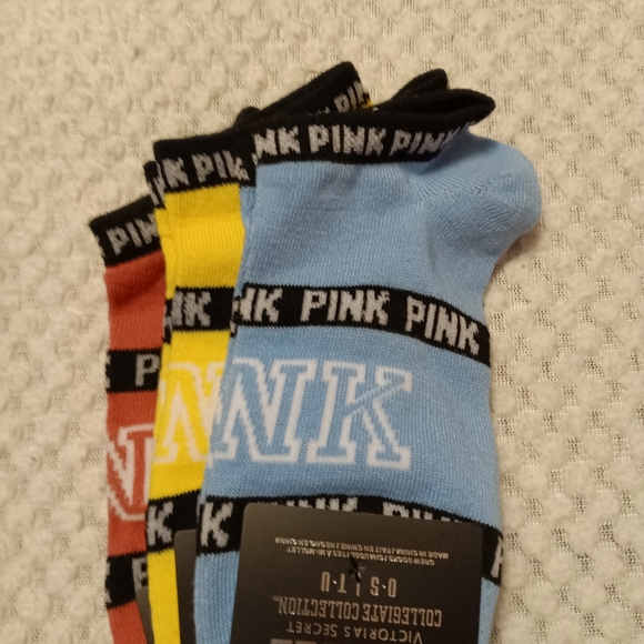 Other - 3 pairs of Victoria secret pink socks